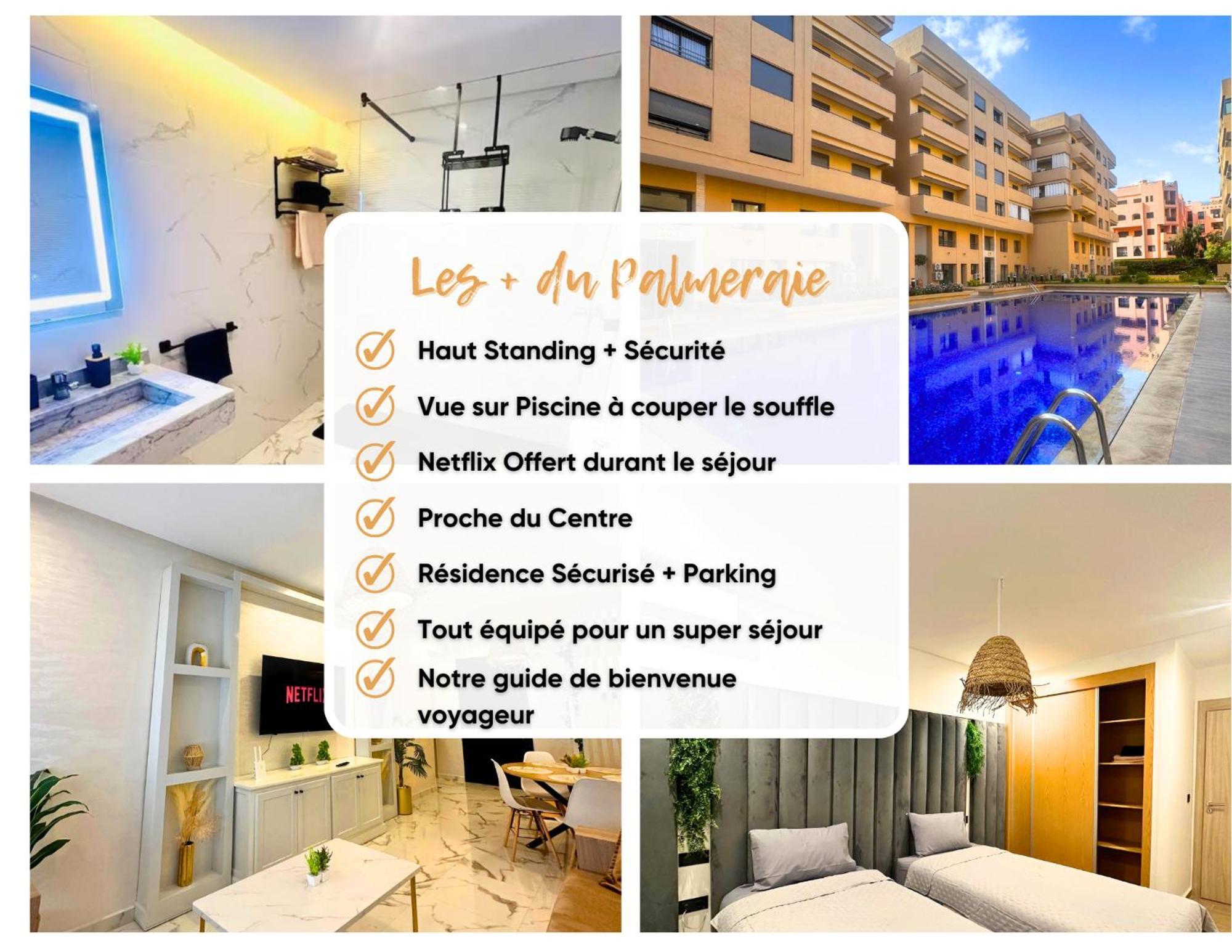 La Palmeraie Luxueux Avec Piscine Et Parking * Marrakesh